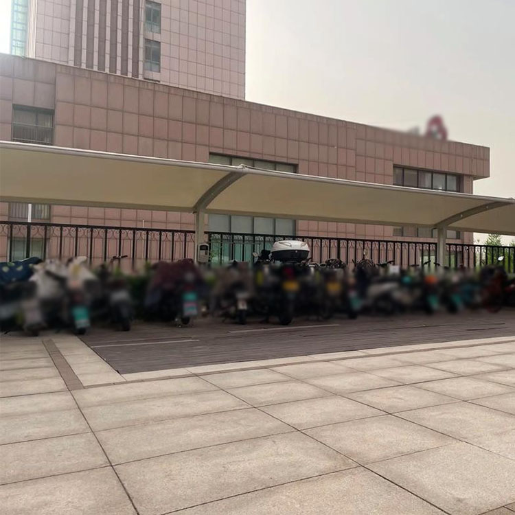 柏乡县膜结构电动车棚